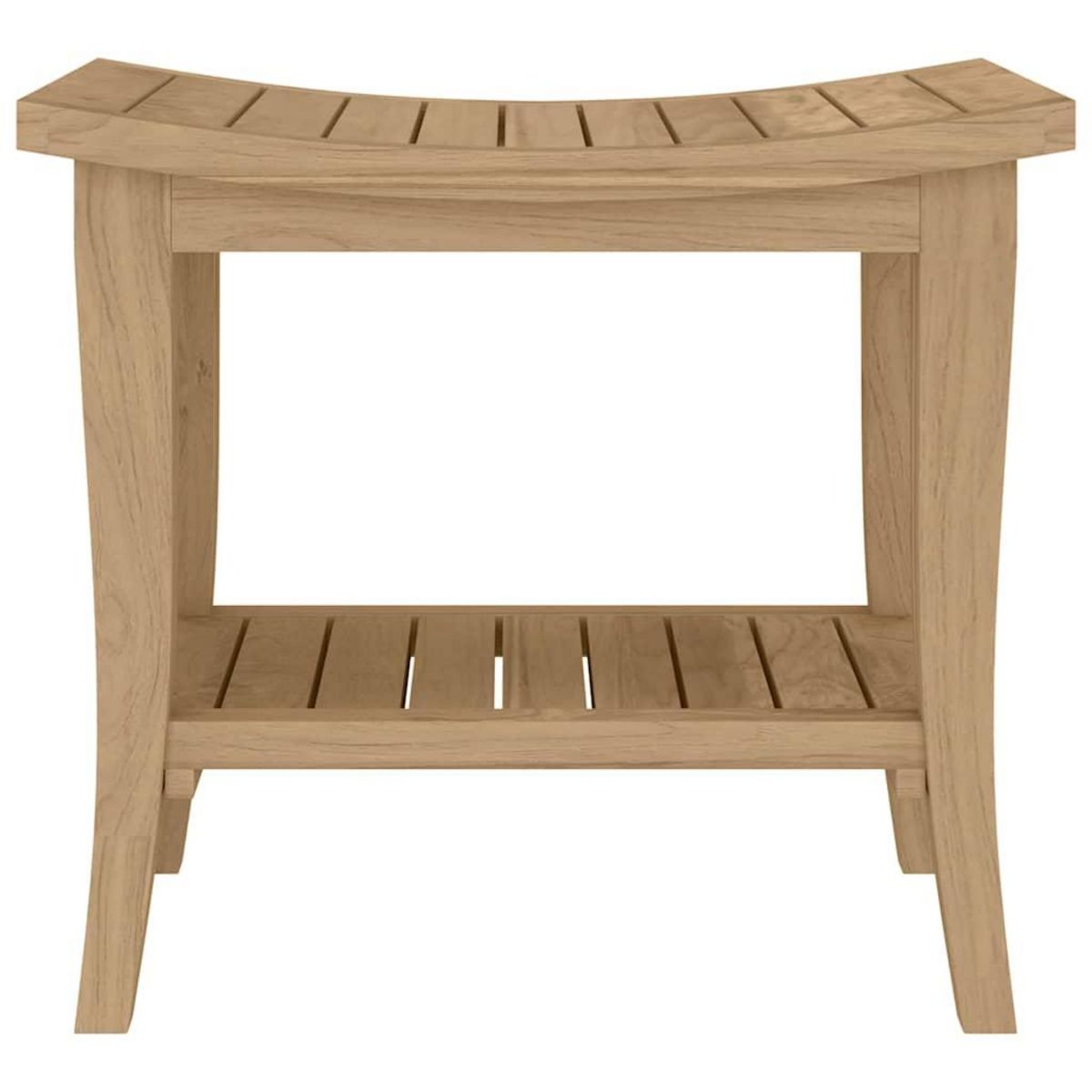 VIDAXL Table d'appoint de salle de bain 50x35x45cm bois de teck solide