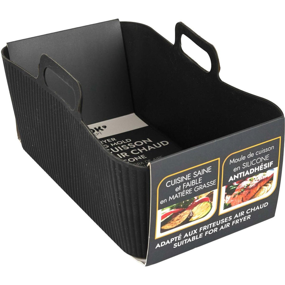 COOK CONCEPT moule de cuisson rectangle pour friteuse a air