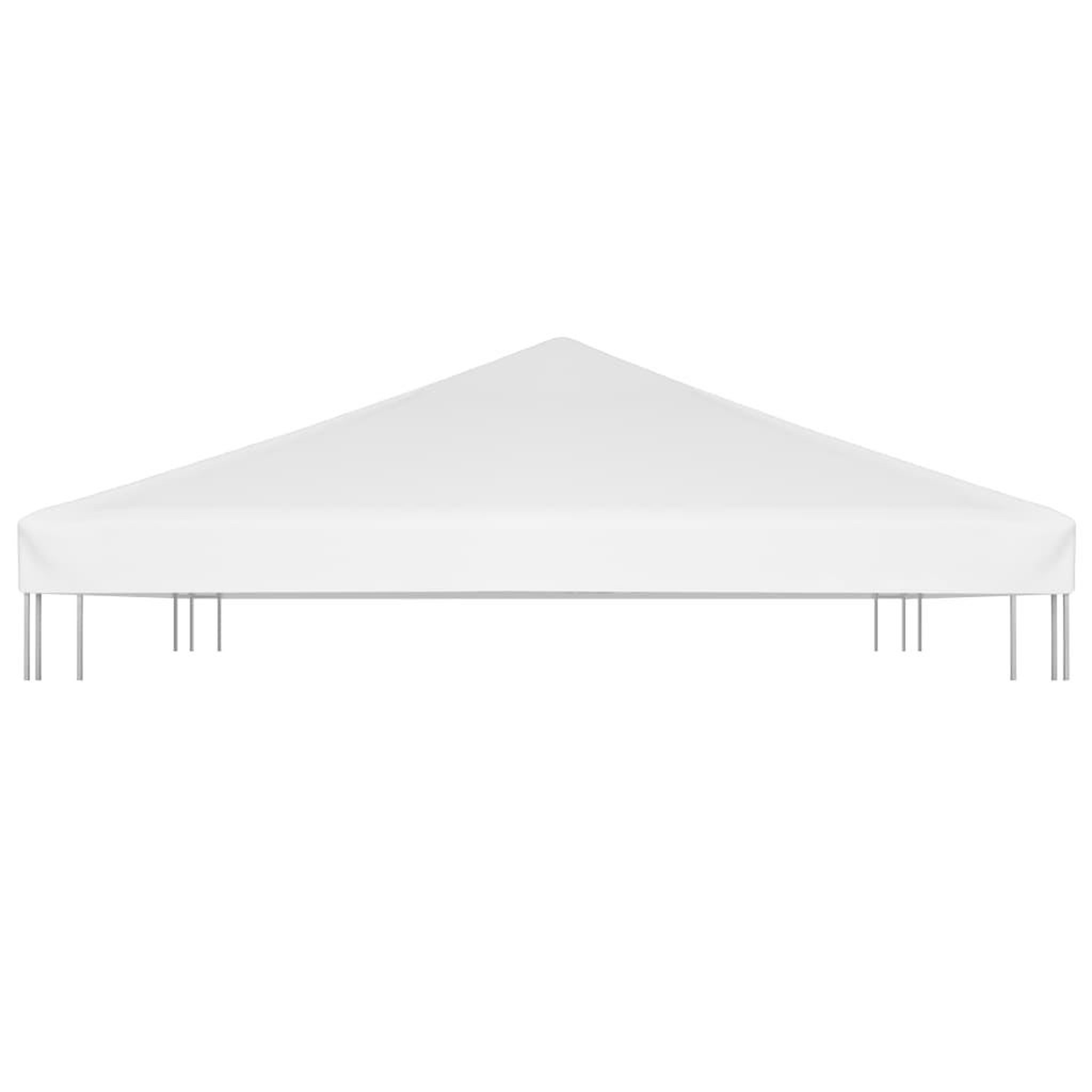 Voir la diapositive 4 : VIDAXL Toile de toit de belvedere 270 g/m^2 4x3 m Blanc
