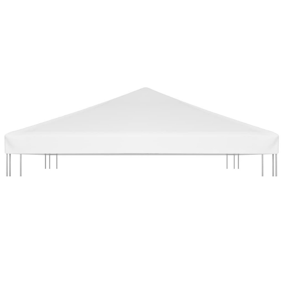 VIDAXL Toile de toit de belvedere 270 g/m^2 4x3 m Blanc