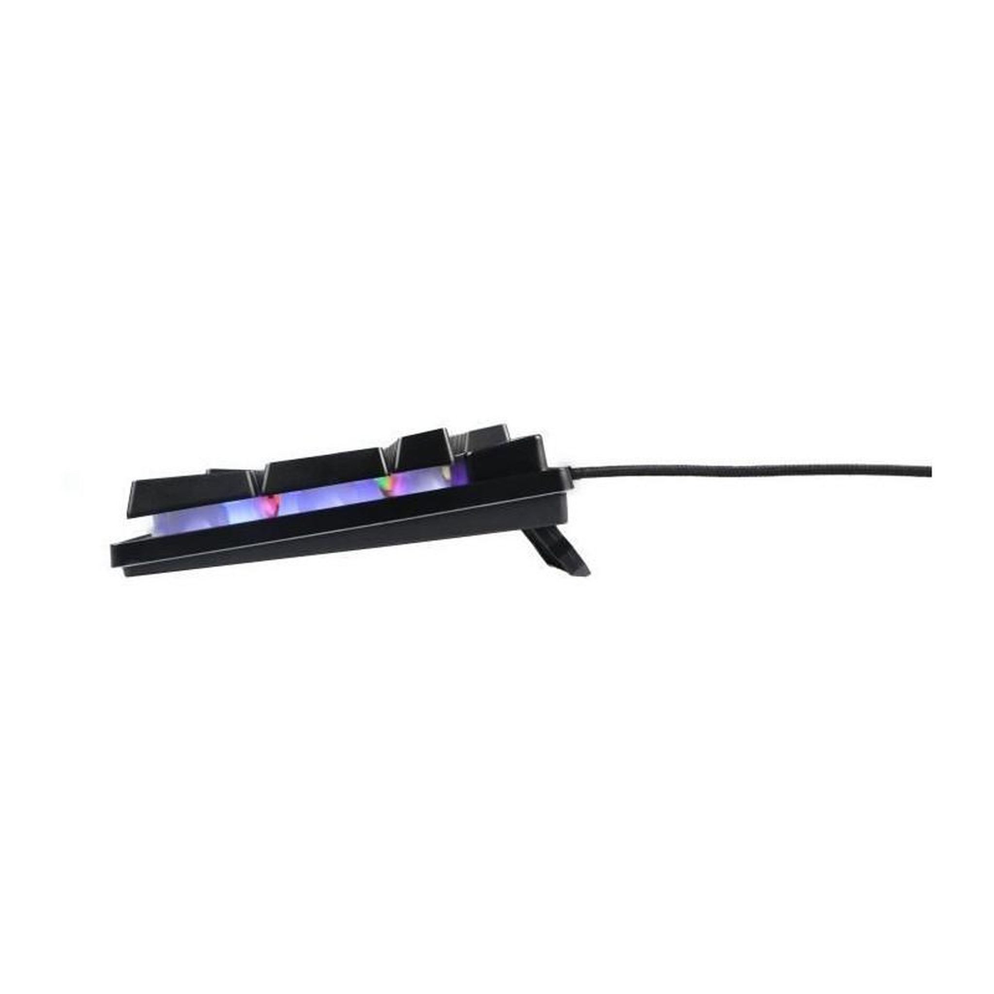Voir la diapositive 3 : THE G-LAB Clavier Gaming - Membrane RGB - THE G-LAB - KEYZ-CAESIUM/FR - FR Layout - 12 raccourcis - 19 touches anti ghosting