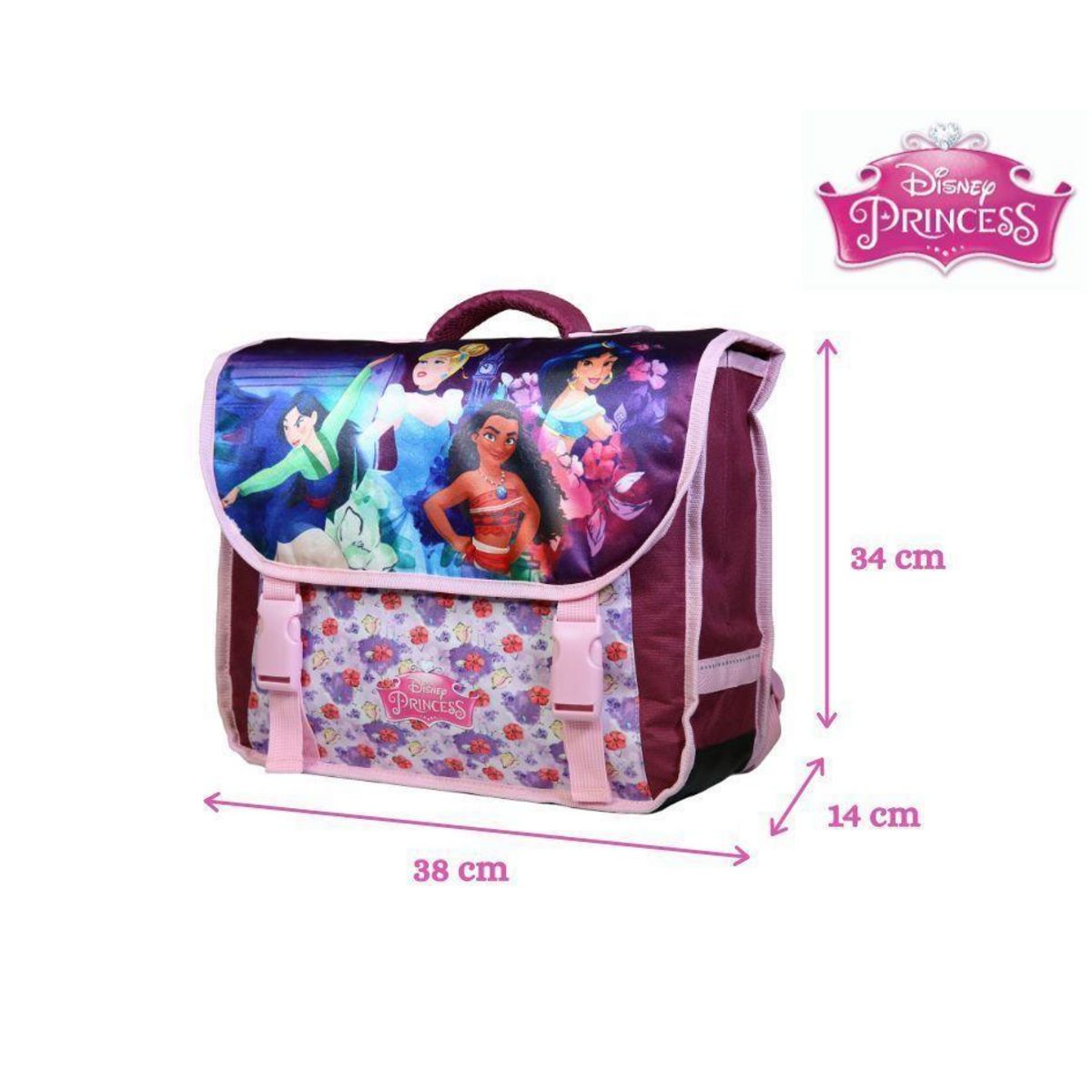 Bagtrotter BAGTROTTER Cartable 38 cm Disney Princesses Multicolore
