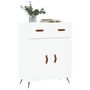 Voir la diapositive 3 : VIDAXL Buffet blanc 69,5x34x90 cm bois d'ingenierie