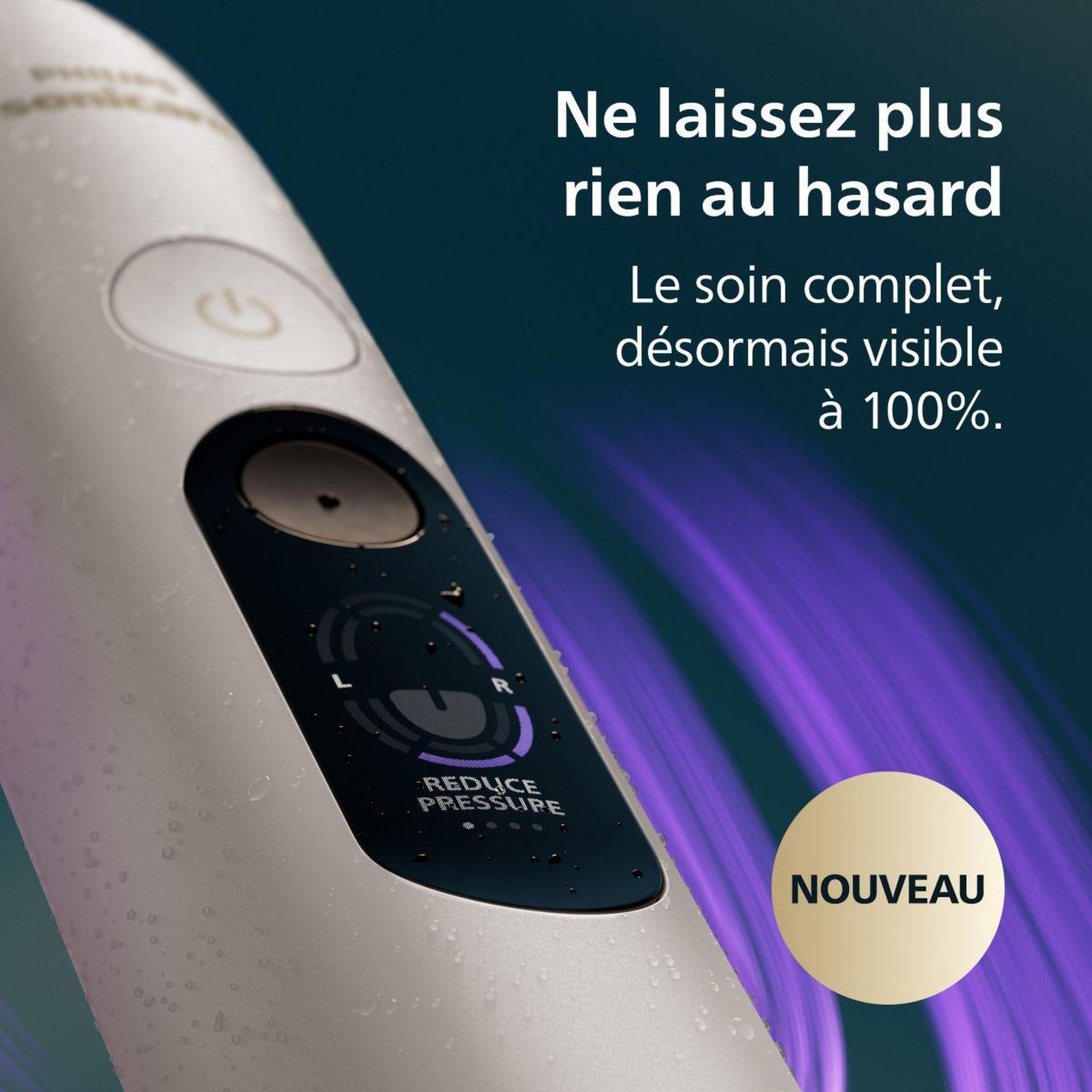 Voir la diapositive 2 : Philips Brosse à dents électrique Sonicare Série 8500 nouvelle génération HX8513/11 blanche