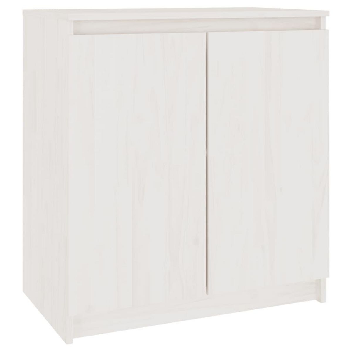 VIDAXL Armoire laterale blanc 60x36x65 cm bois de pin massif