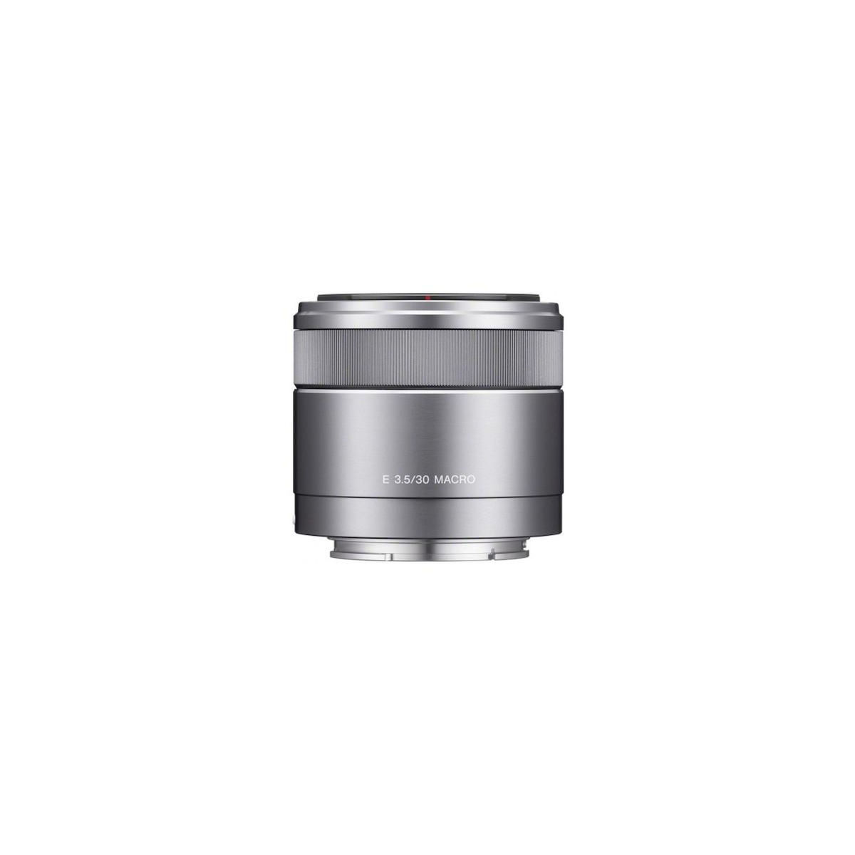 SONY Objectif macro Sony SEL30M35 30 mm f/3,5 argent
