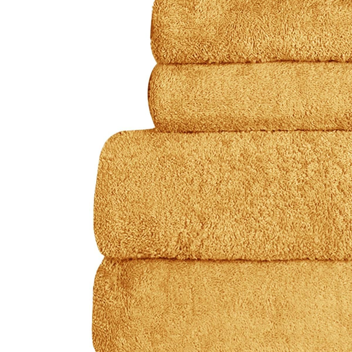 Sensei Maison Ensemble de bain 4 pièces 500 g/m² STUDIO (2 draps de bain + 2 serviettes de toilette)