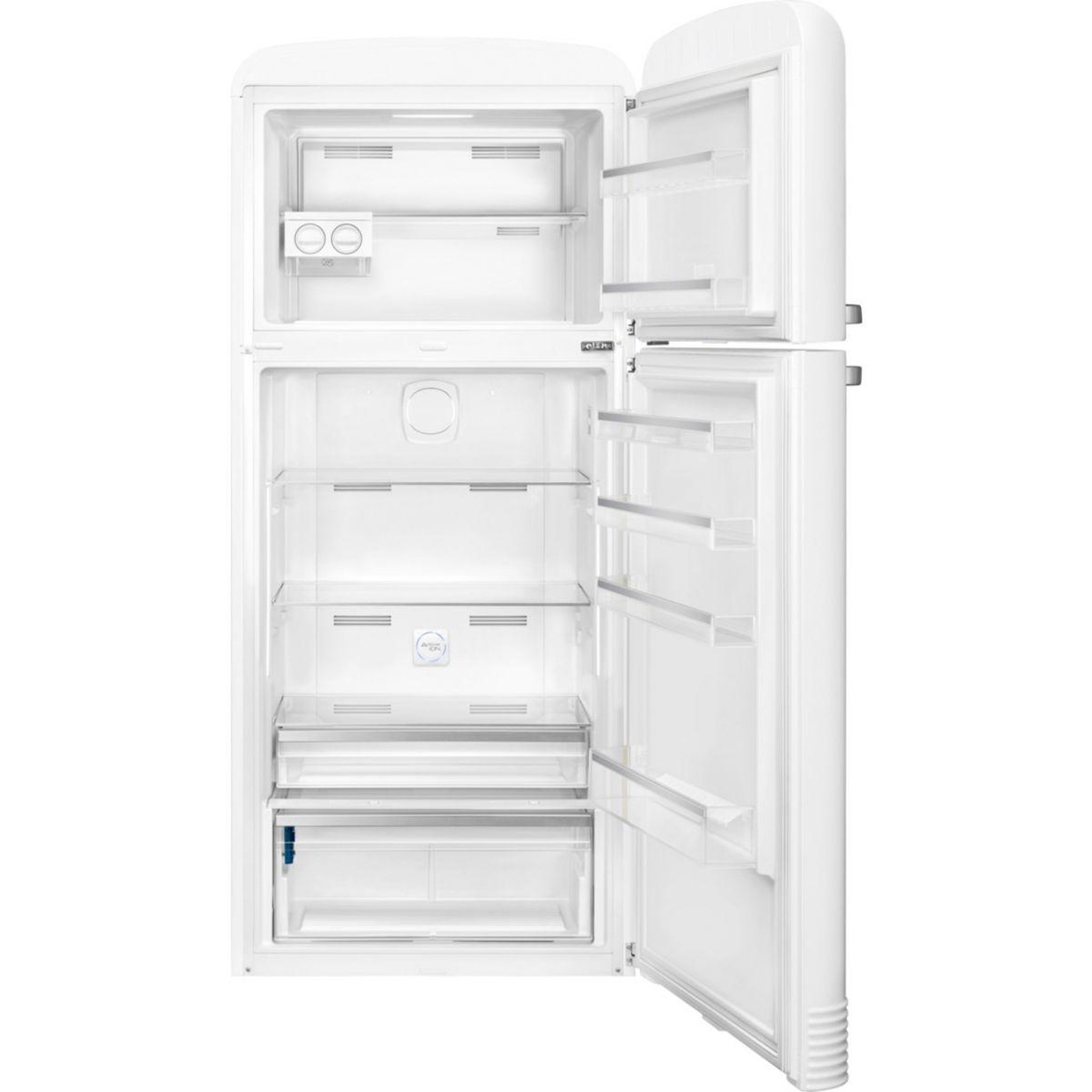 Voir la diapositive 2 : SMEG Réfrigérateur 2 portes fab50rwh5 blanc