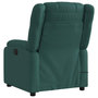 Voir la diapositive 5 : VIDAXL Fauteuil de massage inclinable electrique Vert fonce Tissu