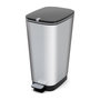 Voir la diapositive 1 : KIS KIS Chic Poubelle a pédale- 42.5L - Aspect Inox