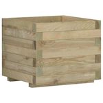 VIDAXL Lit sureleve 50x50x40 cm Bois Carre