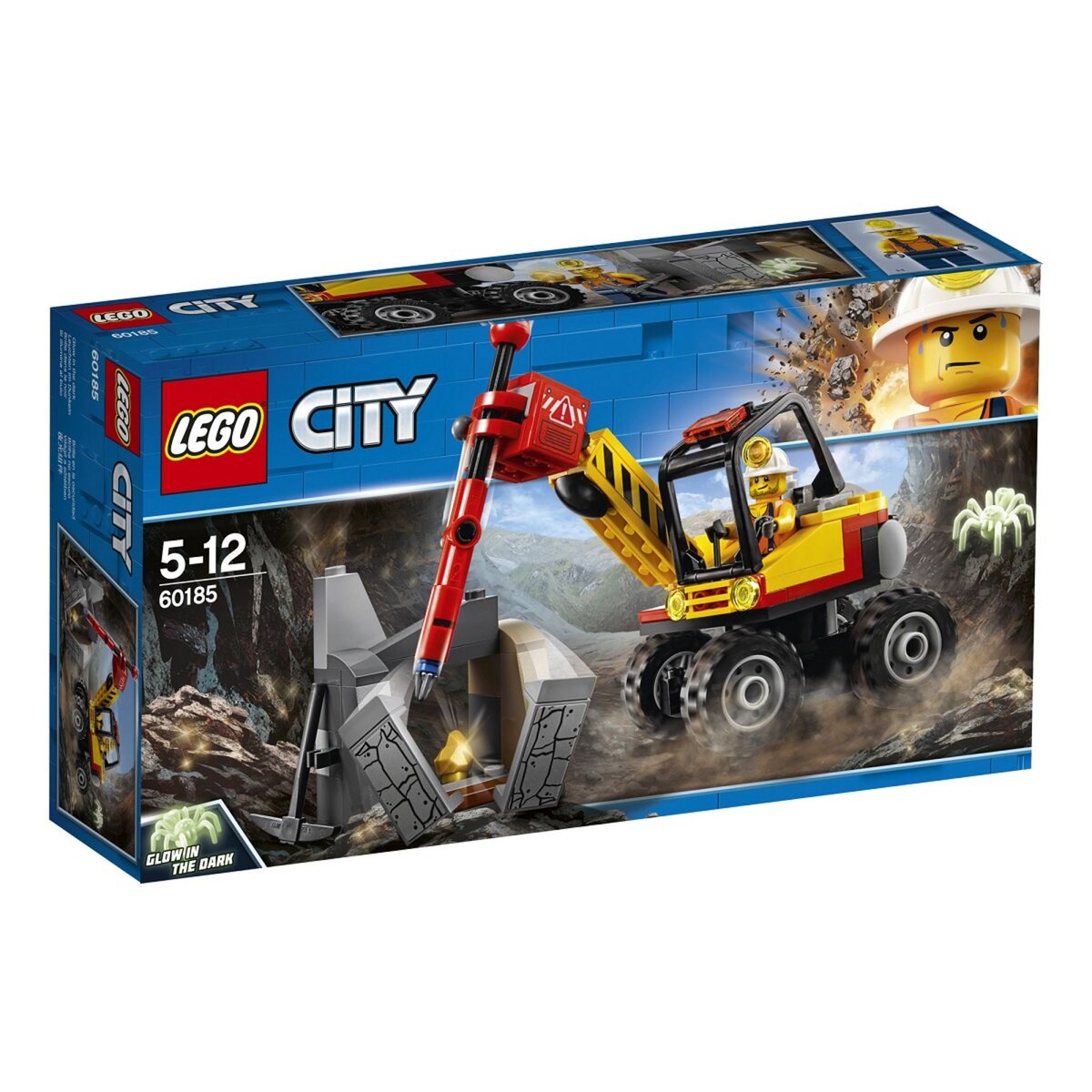 LEGO City 60185 - L'excavatrice avec marteau-piqueur