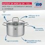 Voir la diapositive 3 : ELO Faitout en inox 26 cm de 9,5 litres Elo Citrin