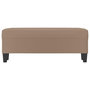 Voir la diapositive 3 : VIDAXL Banc Cappuccino 100x35x41 cm Similicuir