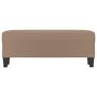 Voir la diapositive 3 : VIDAXL Banc Cappuccino 100x35x41 cm Similicuir