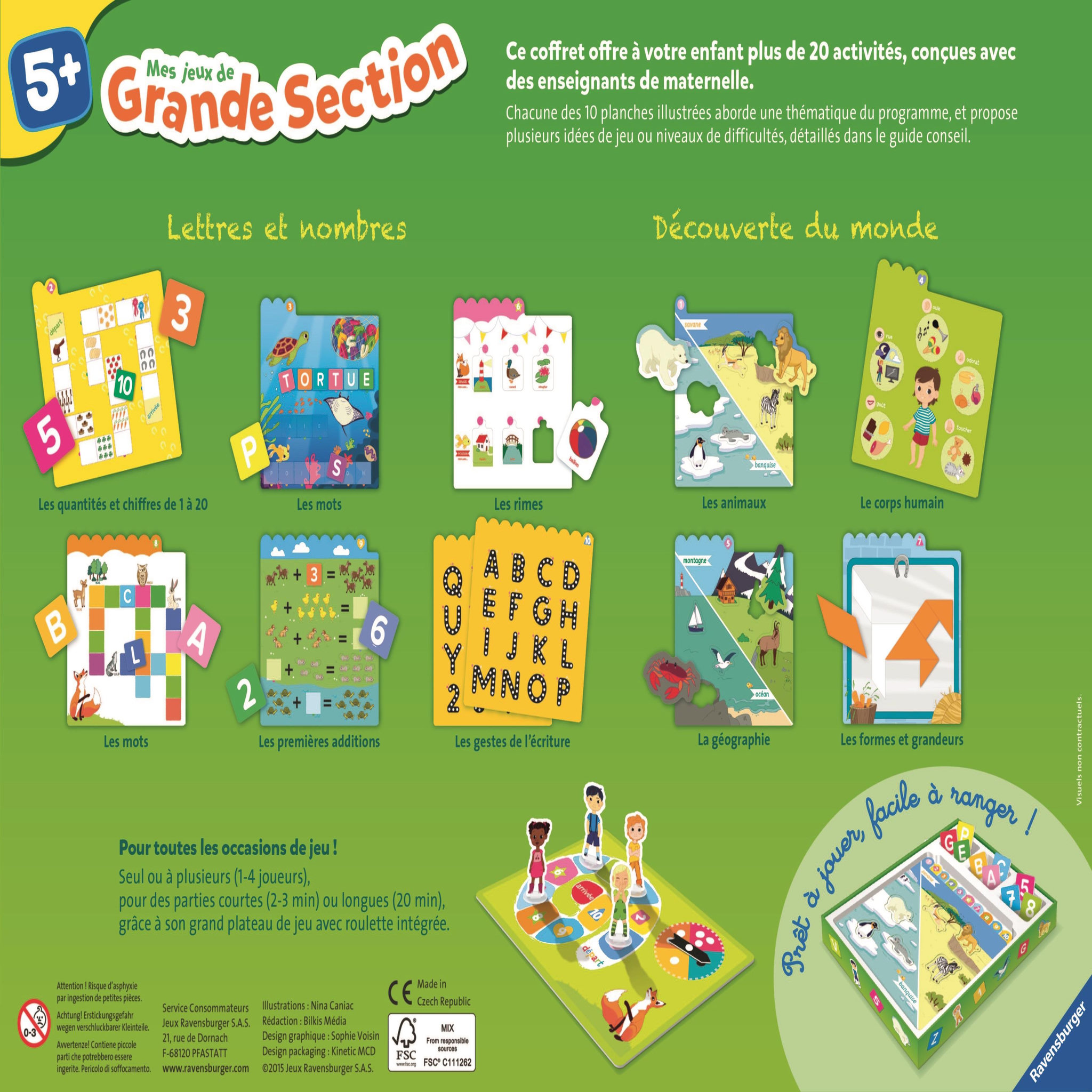 Voir la diapositive 3 : RAVENSBURGER Mes jeux de Grande Section