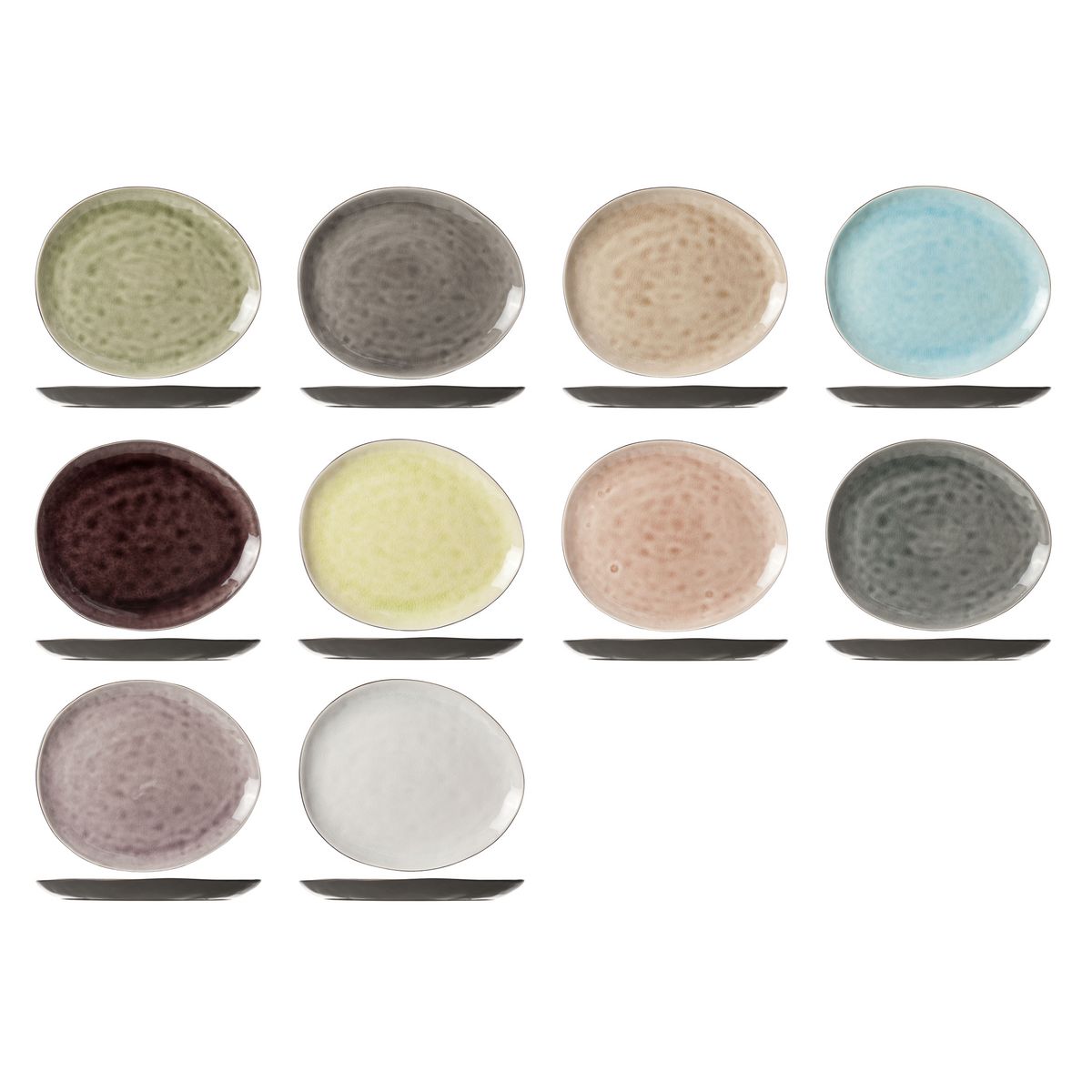 Cosy&Trendy Lot de 5 assiettes STREETFOOD FESTIVAL 27,5 cm