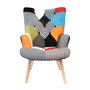 Voir la diapositive 2 : The Home Deco Factory Fauteuil de salon scandi Helsinki
