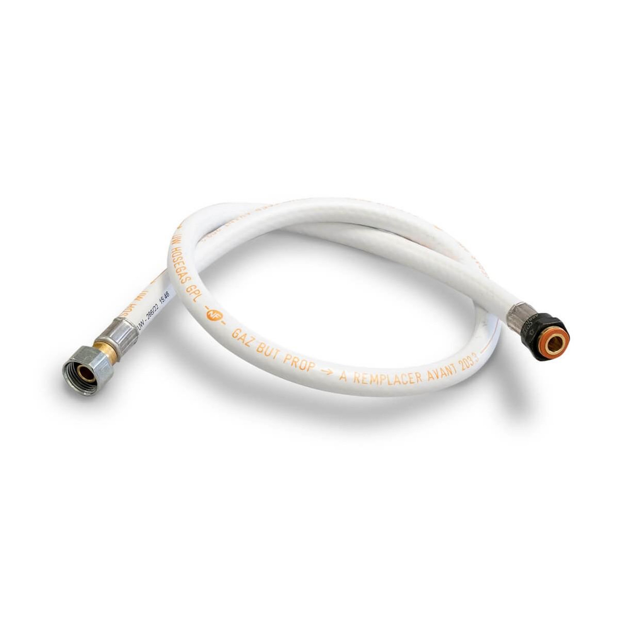 Voir la diapositive 2 : Kemper Kit détendeur gaz butane 28 mbar vissable gaz + tuyau gaz flexible 2 m à embouts vissables