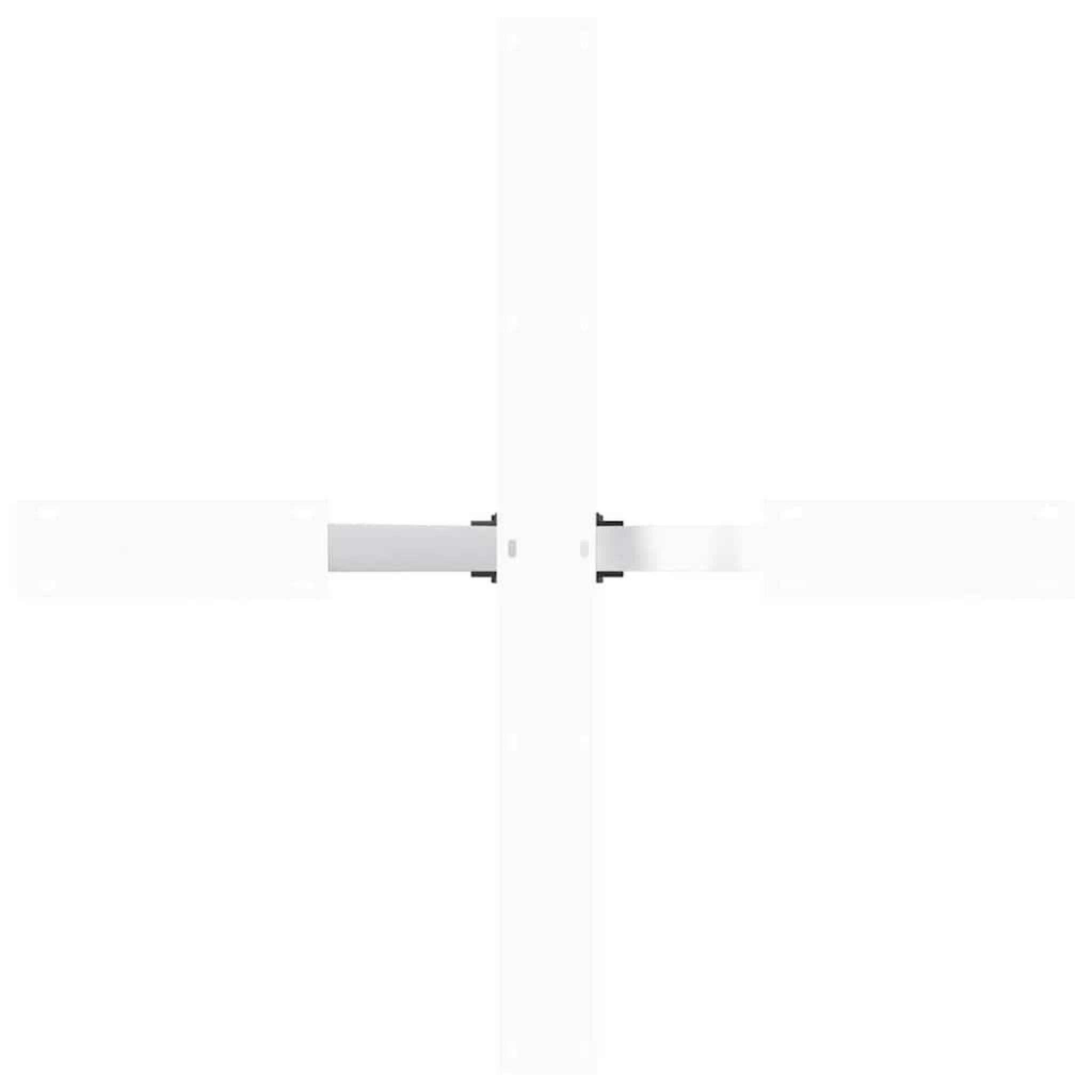 Voir la diapositive 5 : VIDAXL Pied de table a manger forme d'araignee blanc 85x85x(72-73) cm