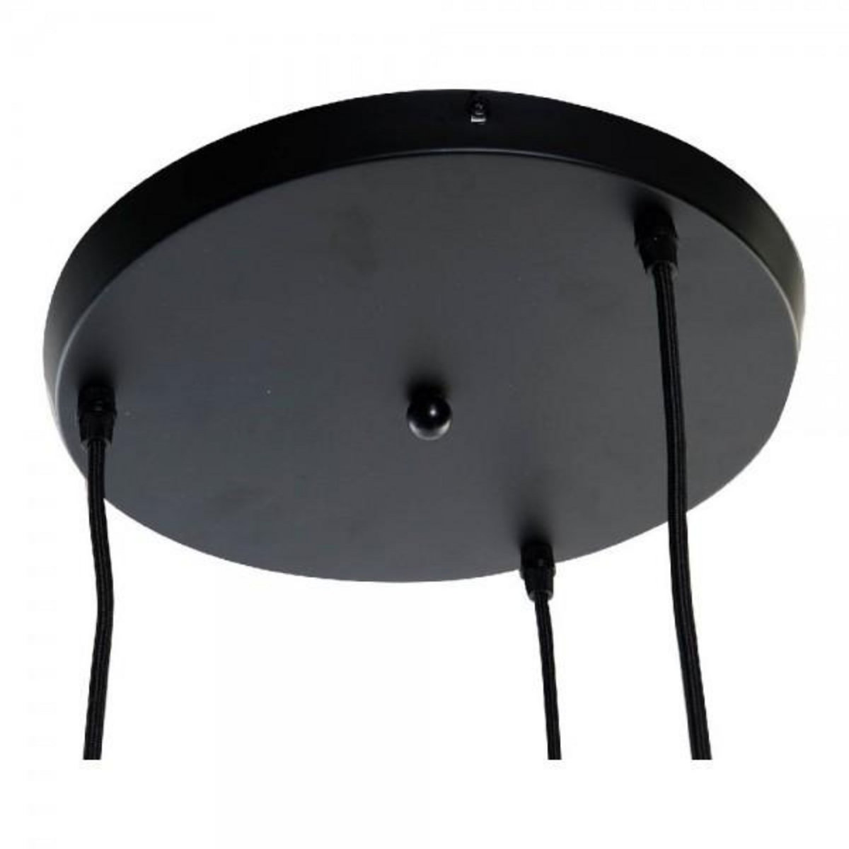 MARKET24 Suspension DKD Home Decor Blanc Noir Métal Verre 220 V (40 x 40 x 80 cm)