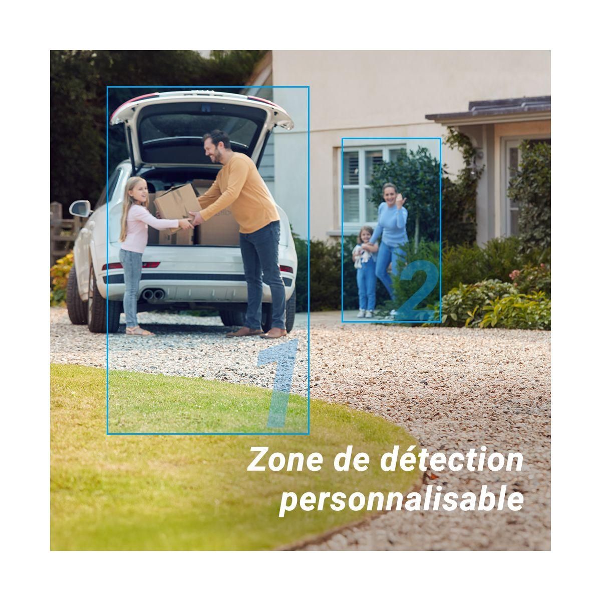 EZVIZ Caméra de surveillance Wifi H4 2K Dôme