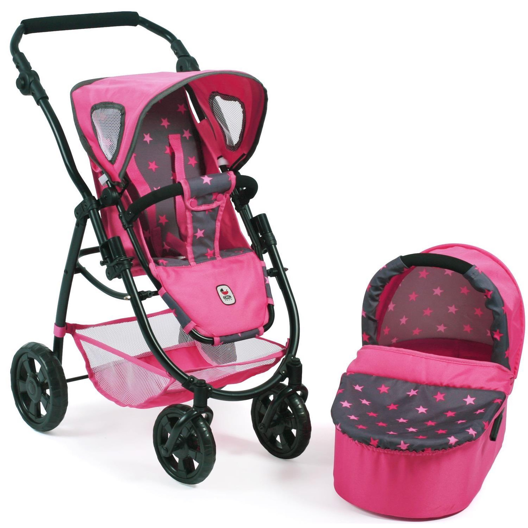 BAYER CHIC 2000 La poussette combinée 2 en 1 EMOTION pour poupées - coloris 82.