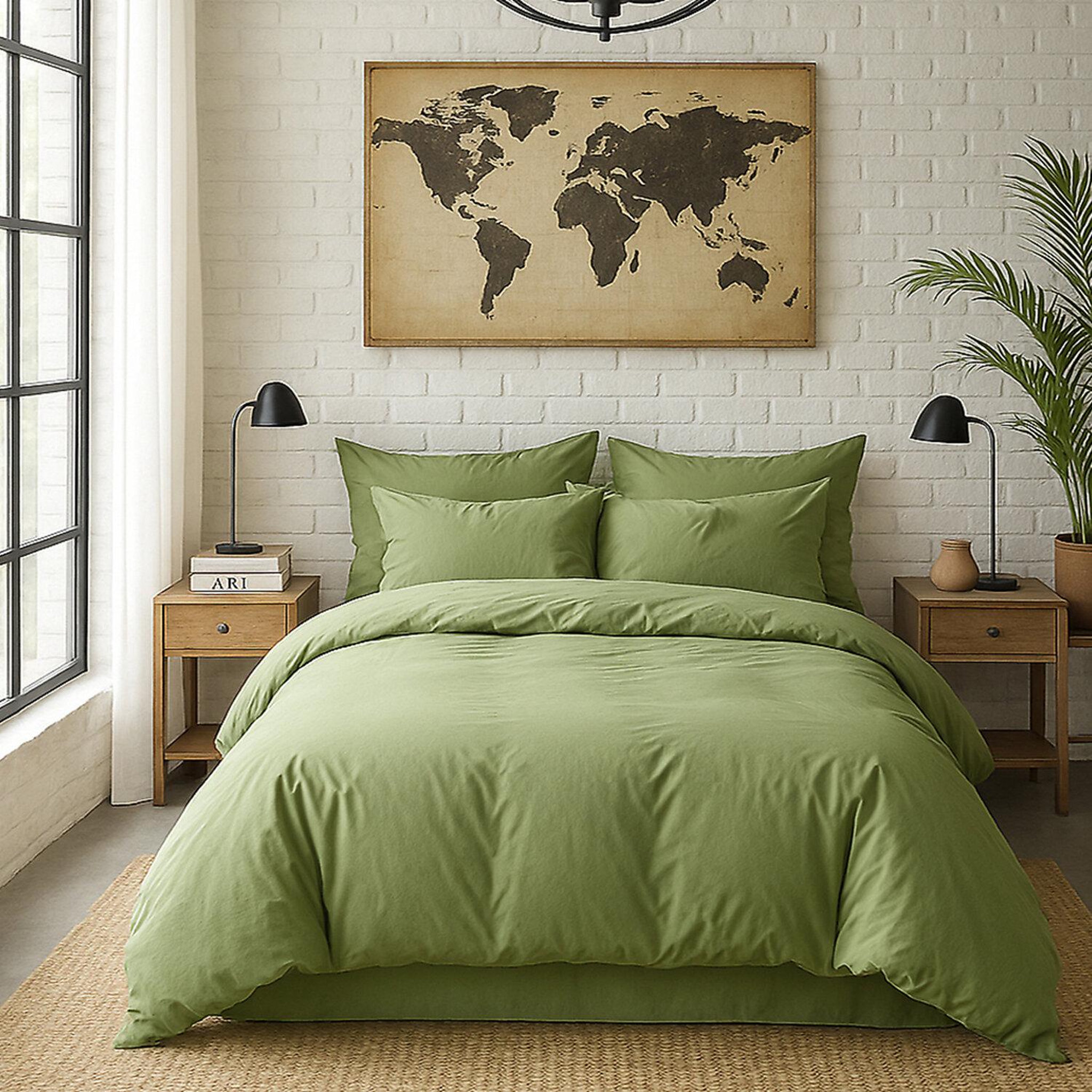 Voir la diapositive 1 : BATON ROUGE Housse de couette 100% percale de coton