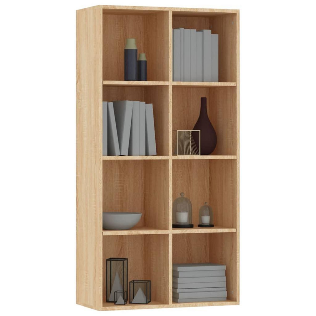 VIDAXL Bibliotheque/Buffet Chene sonoma 66x30x130 cm Bois d'ingenierie
