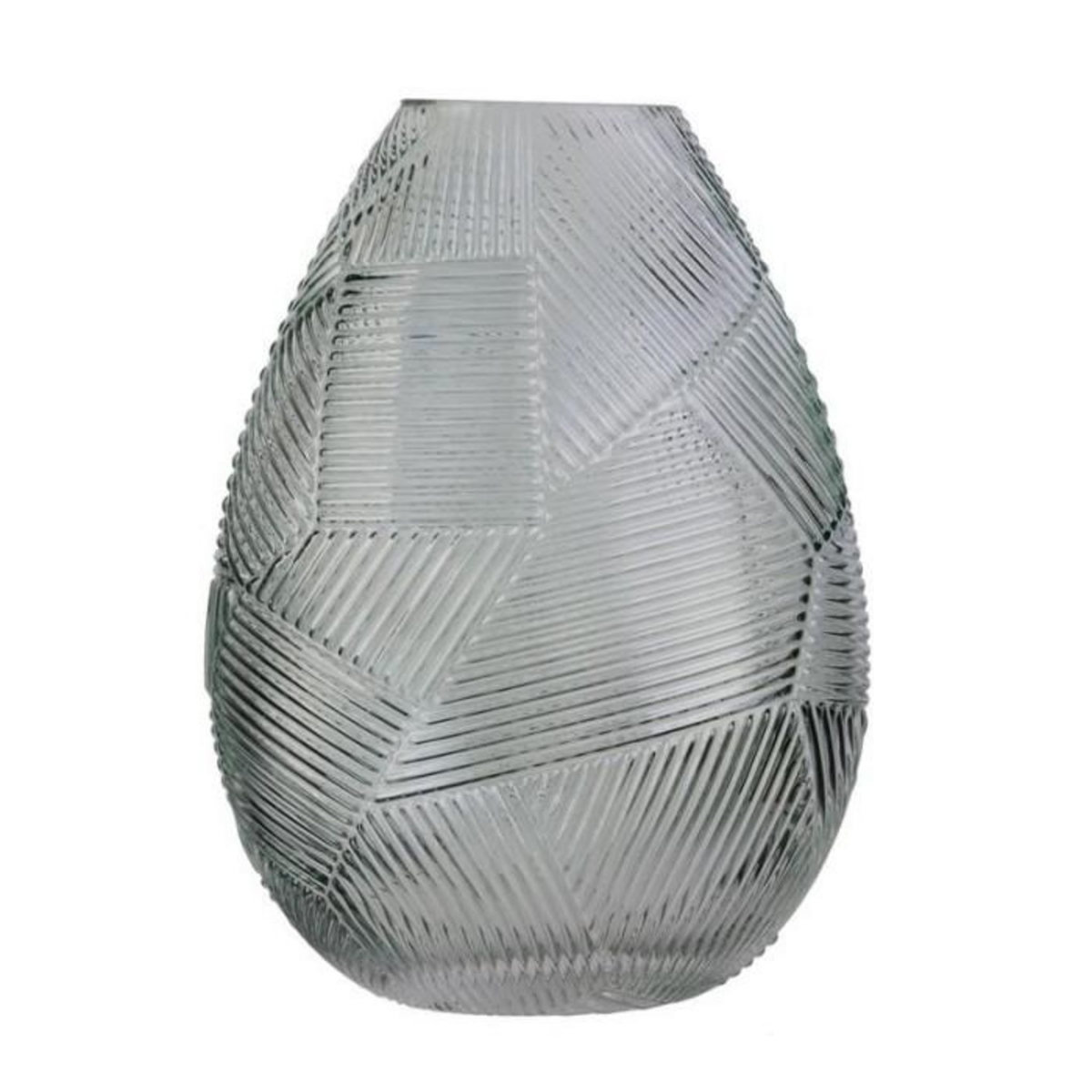 Paris Prix Vase Déco en Verre  Ajja  21cm Gris