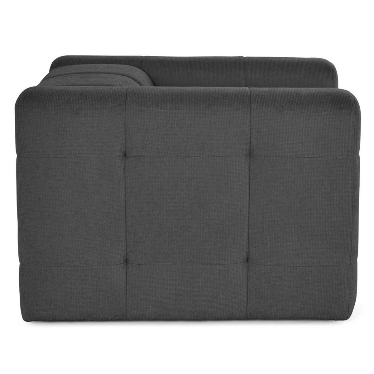 LISA DESIGN Suzano - fauteuil en tissu texturé