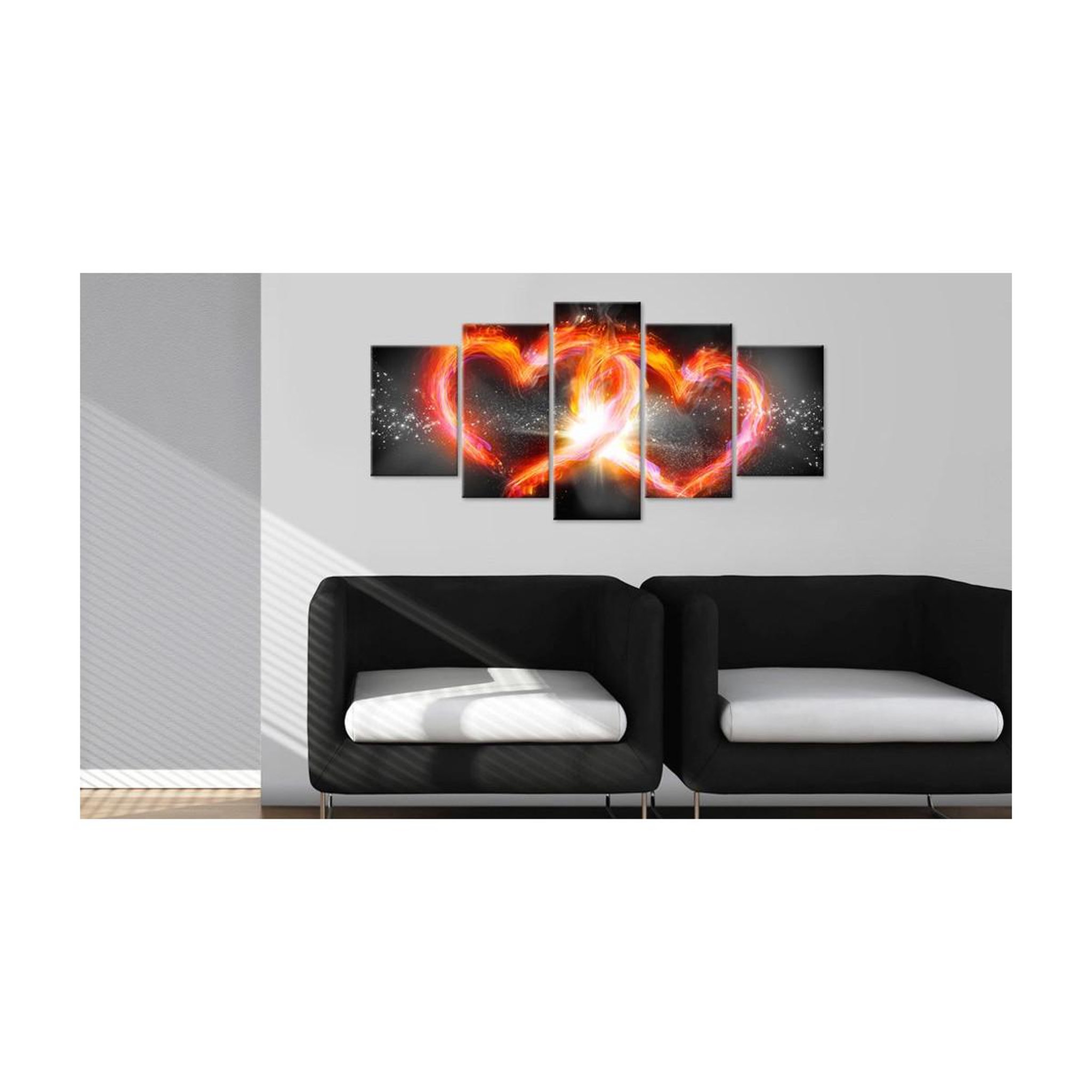 Voir la diapositive 2 : Paris Prix Tableau imprimé  flame of love