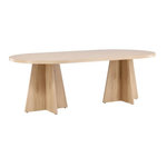 Paris Prix Table à Manger Design  Bootcut  230cm Naturel