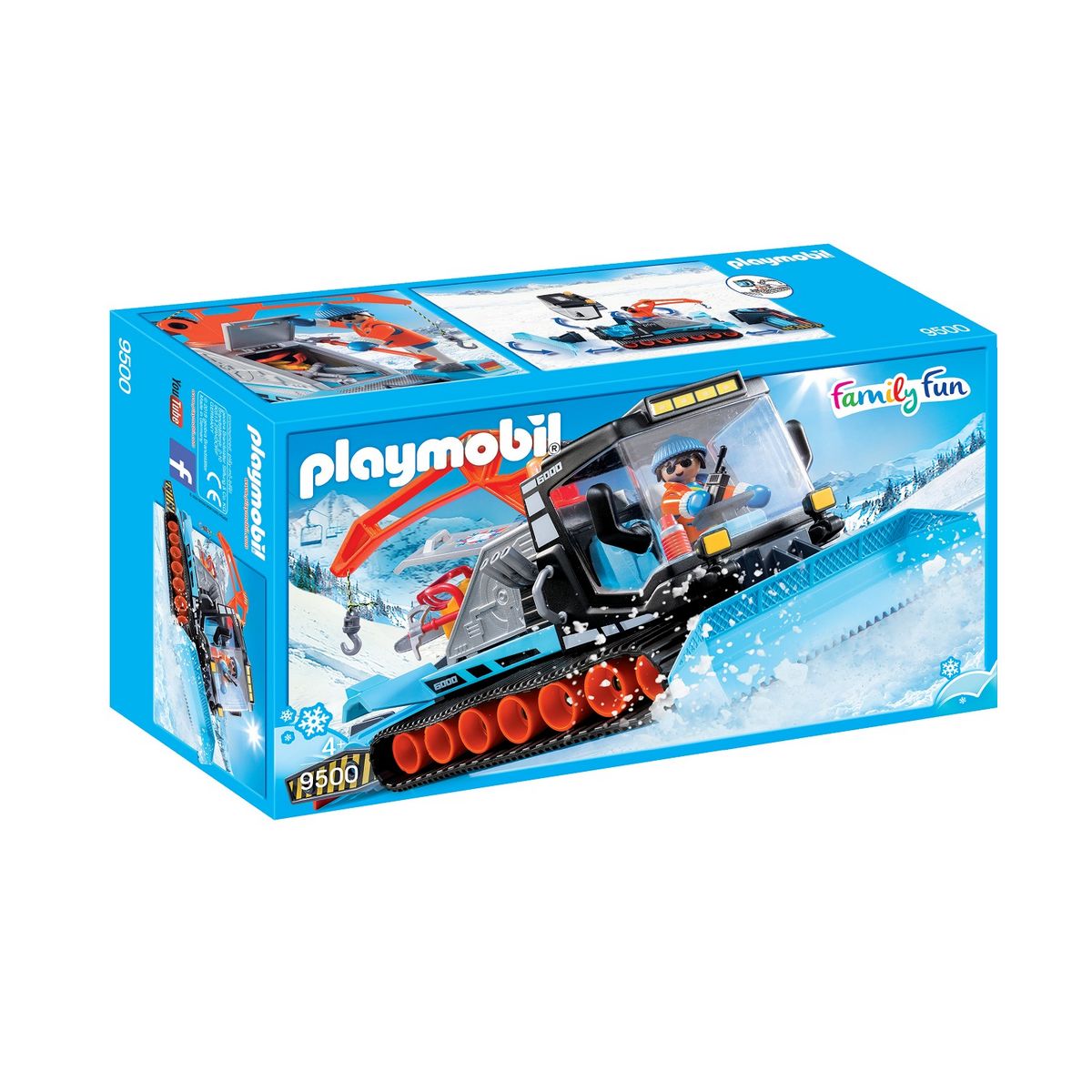 PLAYMOBIL 9500 - Family Fun - Agent avec chasse-neige
