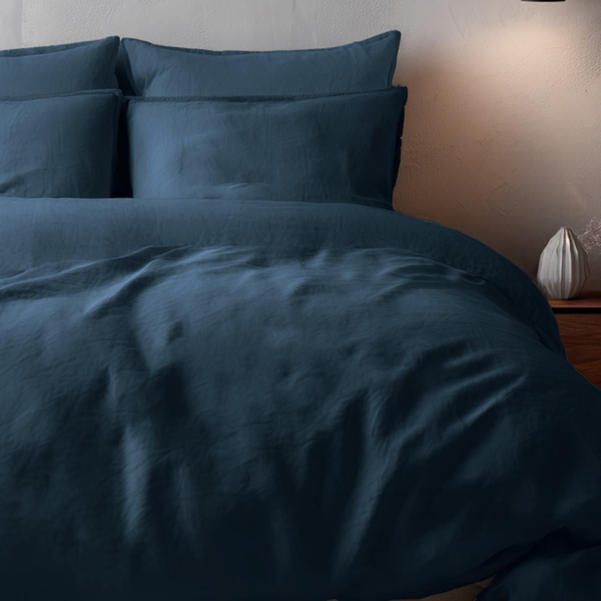 Sensei Maison Housse de couette en percale lavée HOME WASHED