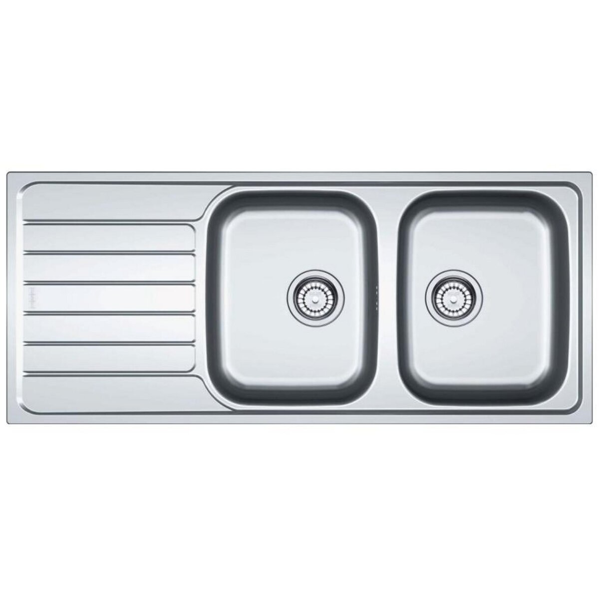 franke Evier à encastrer 80cm automatique inox avec siphon - skx621