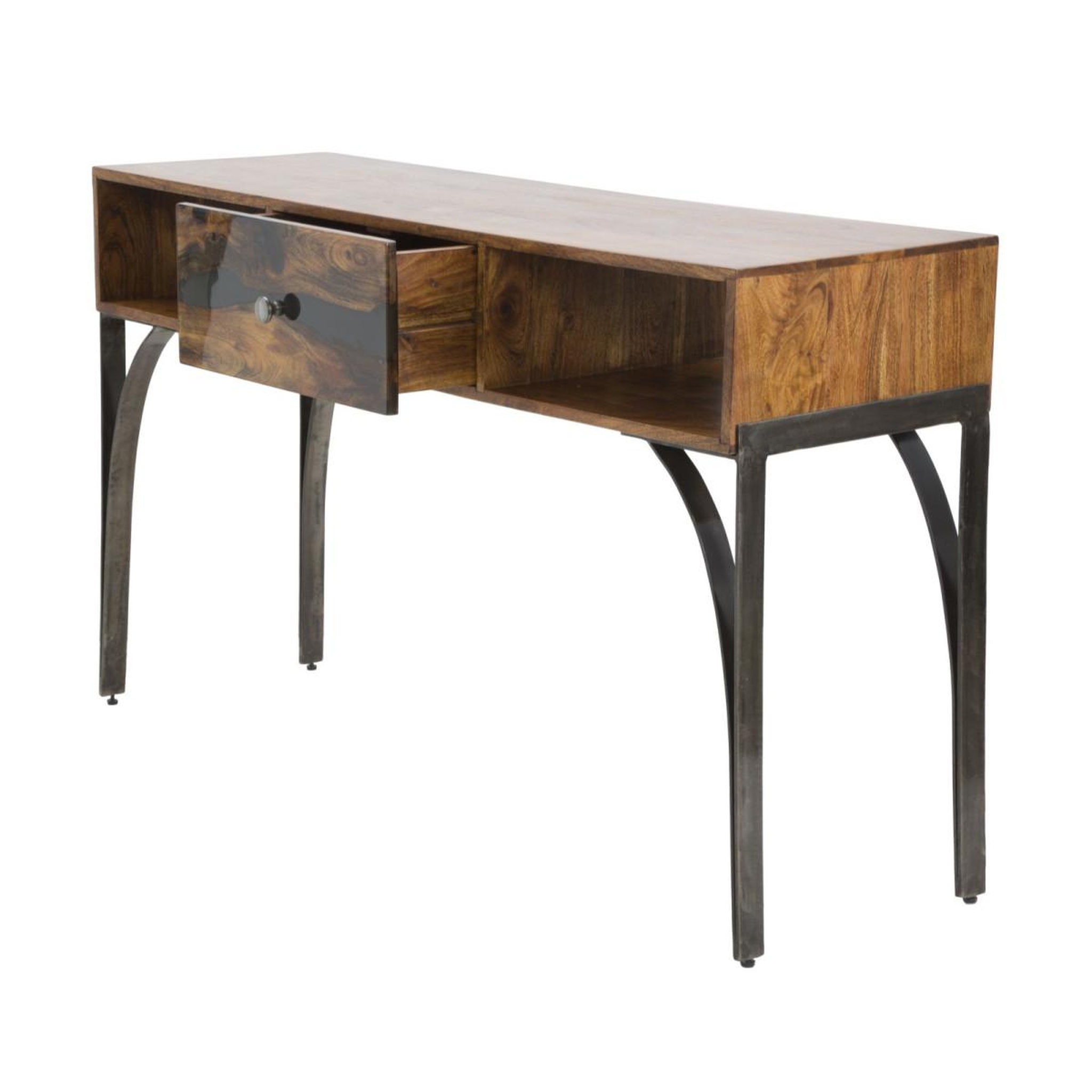 Voir la diapositive 3 : Paris Prix Console design en bois  mustang  130cm naturel