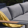 Voir la diapositive 6 : DCB GARDEN Salon de jardin 5 places en aluminium et accoudoirs en HPL