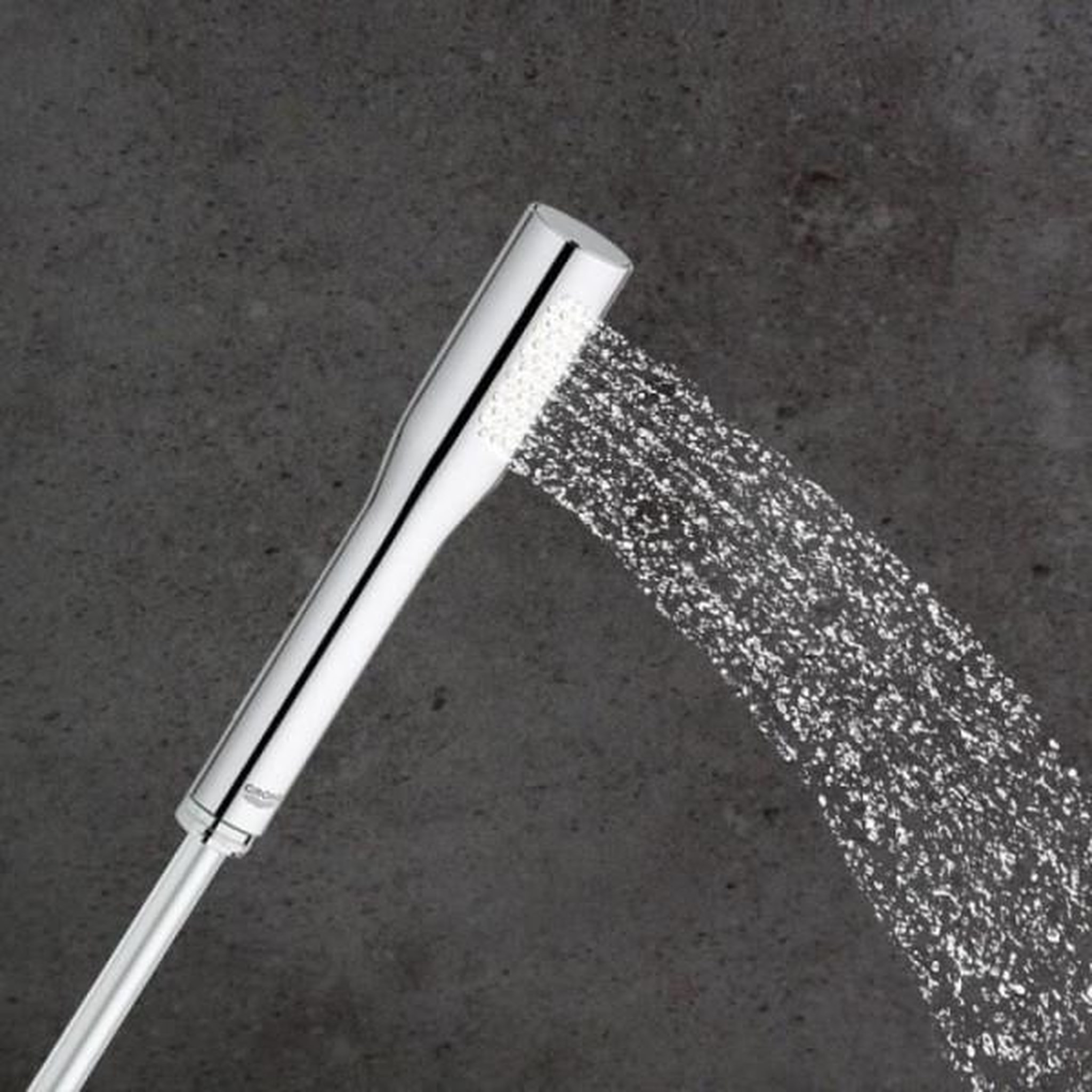 Voir la diapositive 2 : Grohe Pommeau de douche grohe vitalio get stick - 1 jet - technologie anti-brûlure et économie d'eau - chromé