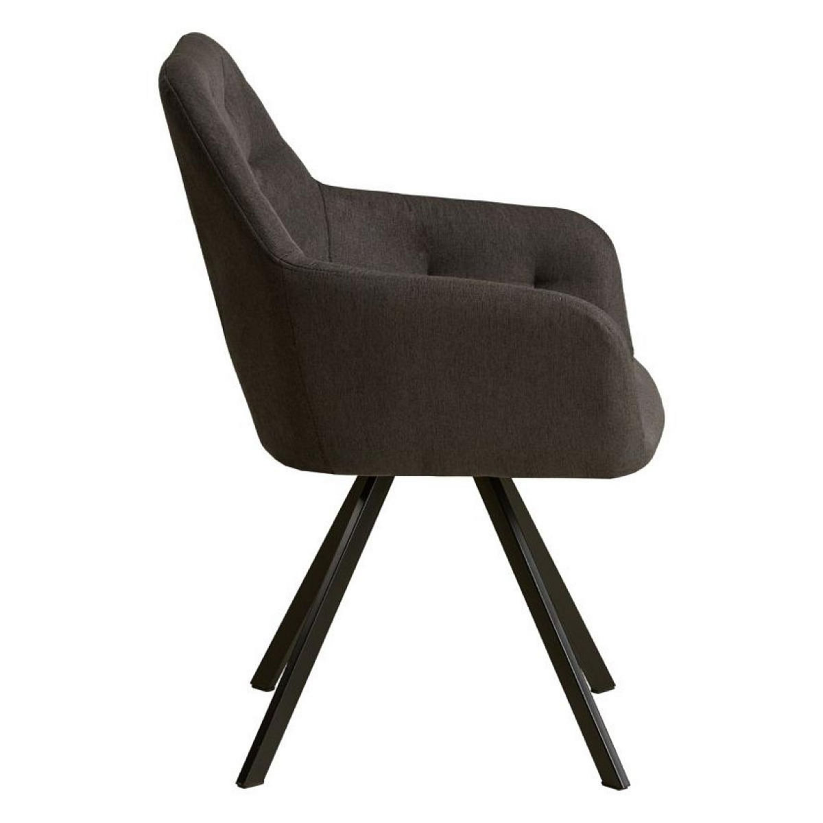 HomeStyle4U Chaise de salle à manger Lot 4 chaises oeuf gris