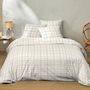 Voir la diapositive 1 : Home collection Parure housse de couette prades ecru