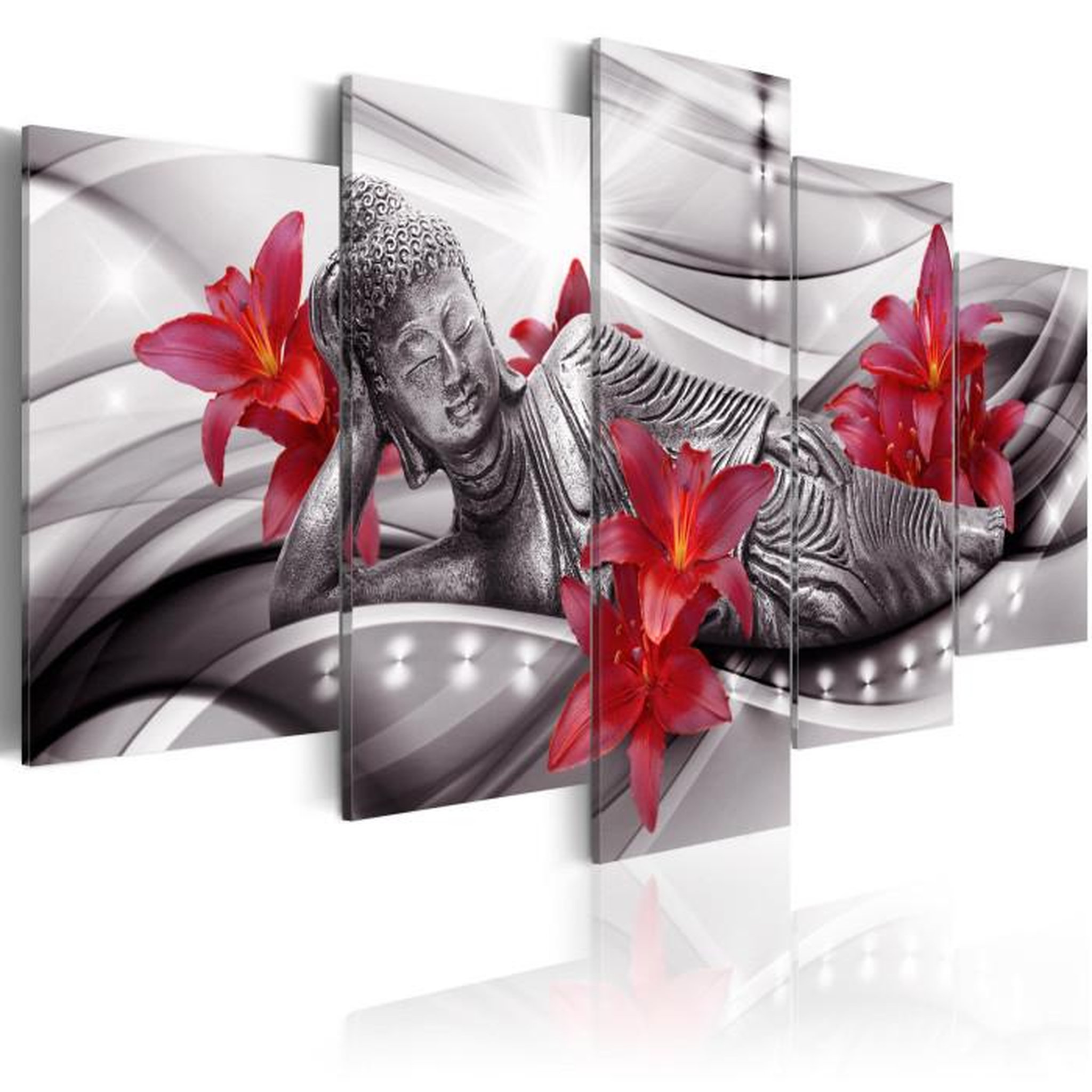 Paris Prix Tableau Imprimé  Relaxing Buddha. Coloris disponibles : Multicolore