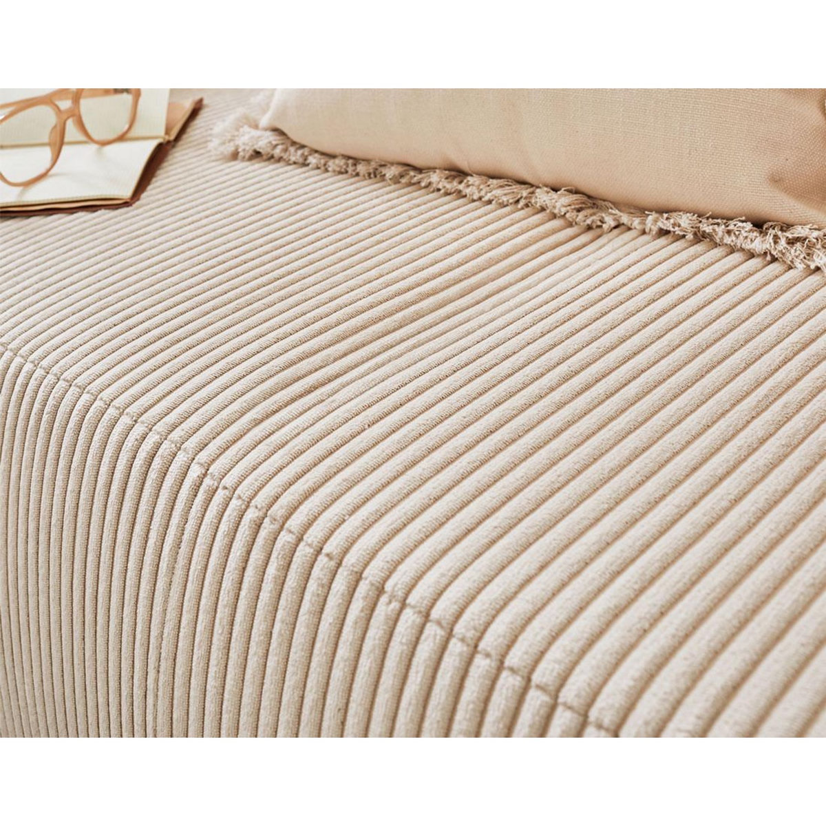 BEST MOBILIER Loutro - canapé 3 places - convertible avec coffre - en velours côtelé