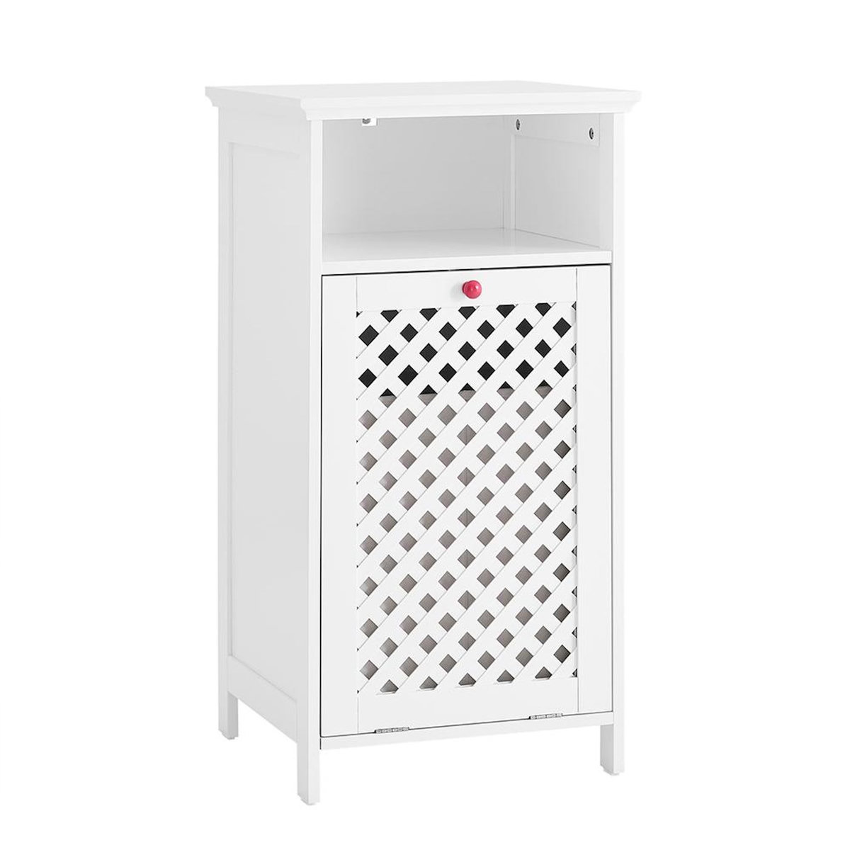 SOBUY SoBuy - Meuble De Buanderie à une porte - Blanc - 45x41.5x87cm - Nordique - BZR211-W