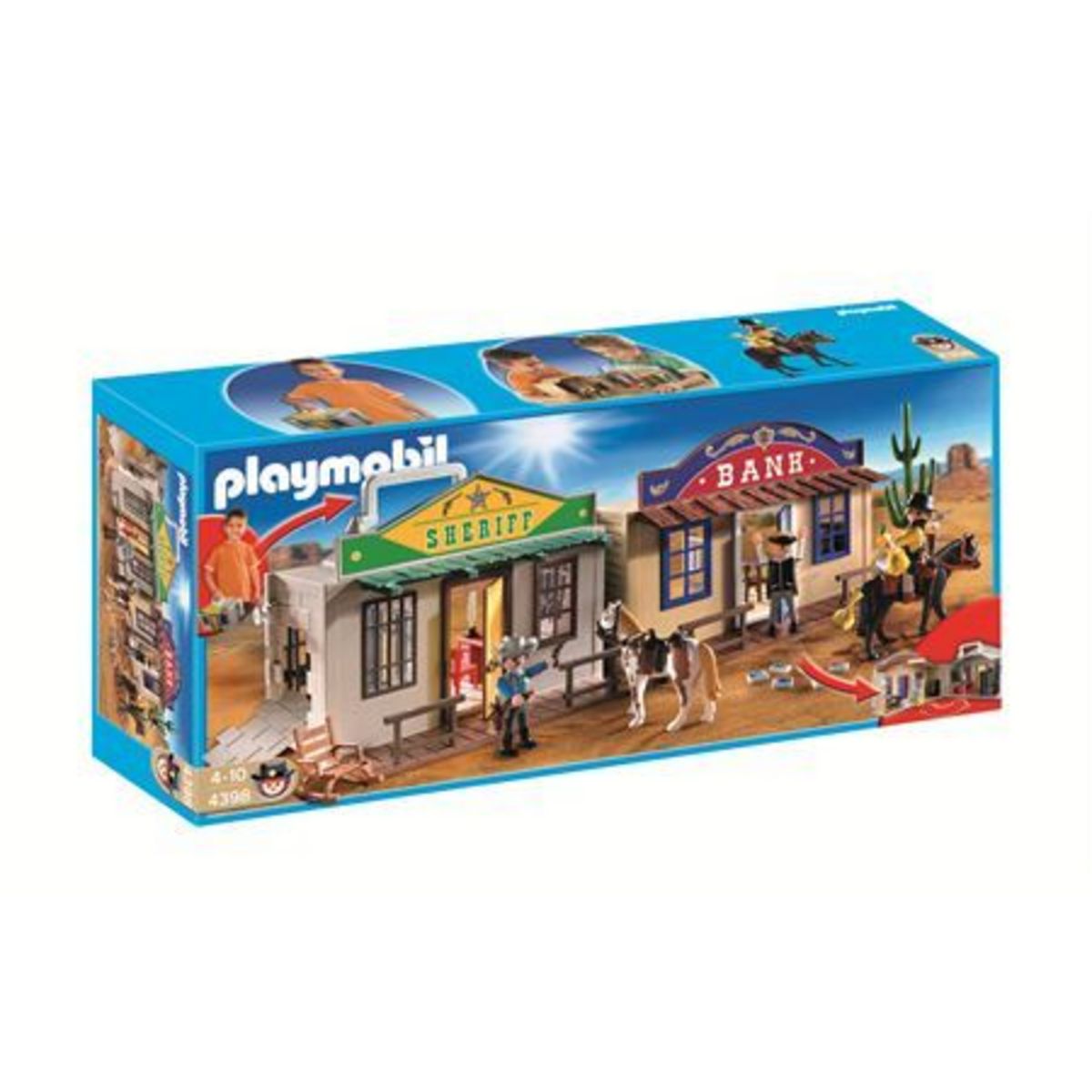 PLAYMOBIL 4398 Coffret de cow-boy transportable