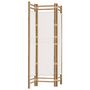 Voir la diapositive 2 : VIDAXL Cloison de separation pliante 3 panneaux 120 cm Bambou et toile