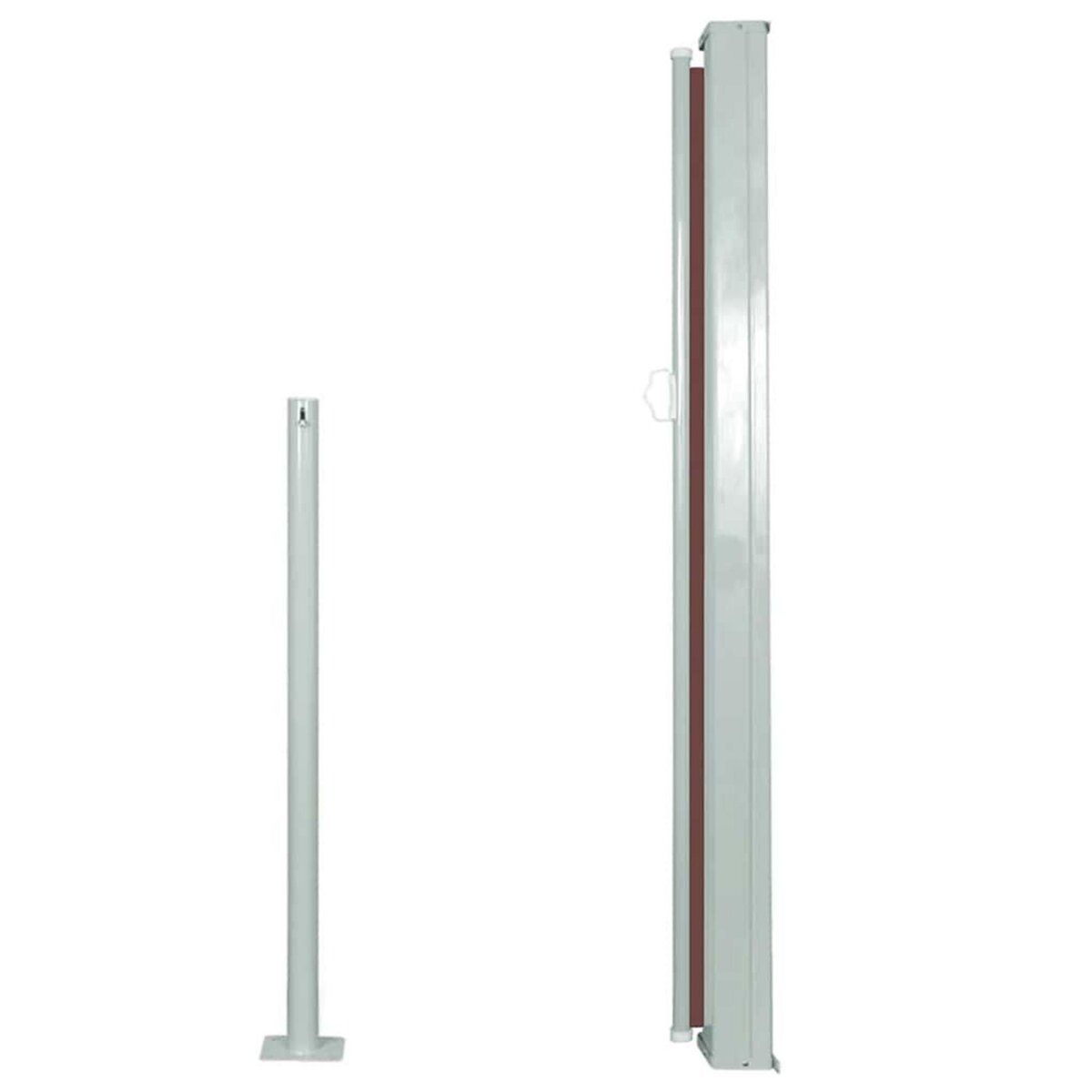 VIDAXL Auvent lateral retractable 120 x 300 cm Marron