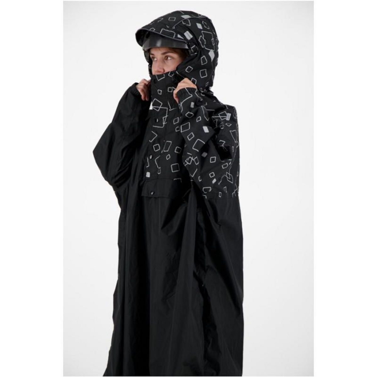 URBAN CIRCUS Veste imperméable et anti pluie Urban Circus Cape de pluie Essentiel Noir
