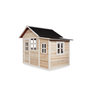 Voir la diapositive 2 : EXIT TOYS Maisonnette en bois pour enfants Loft 150 Naturel - Exit Toys