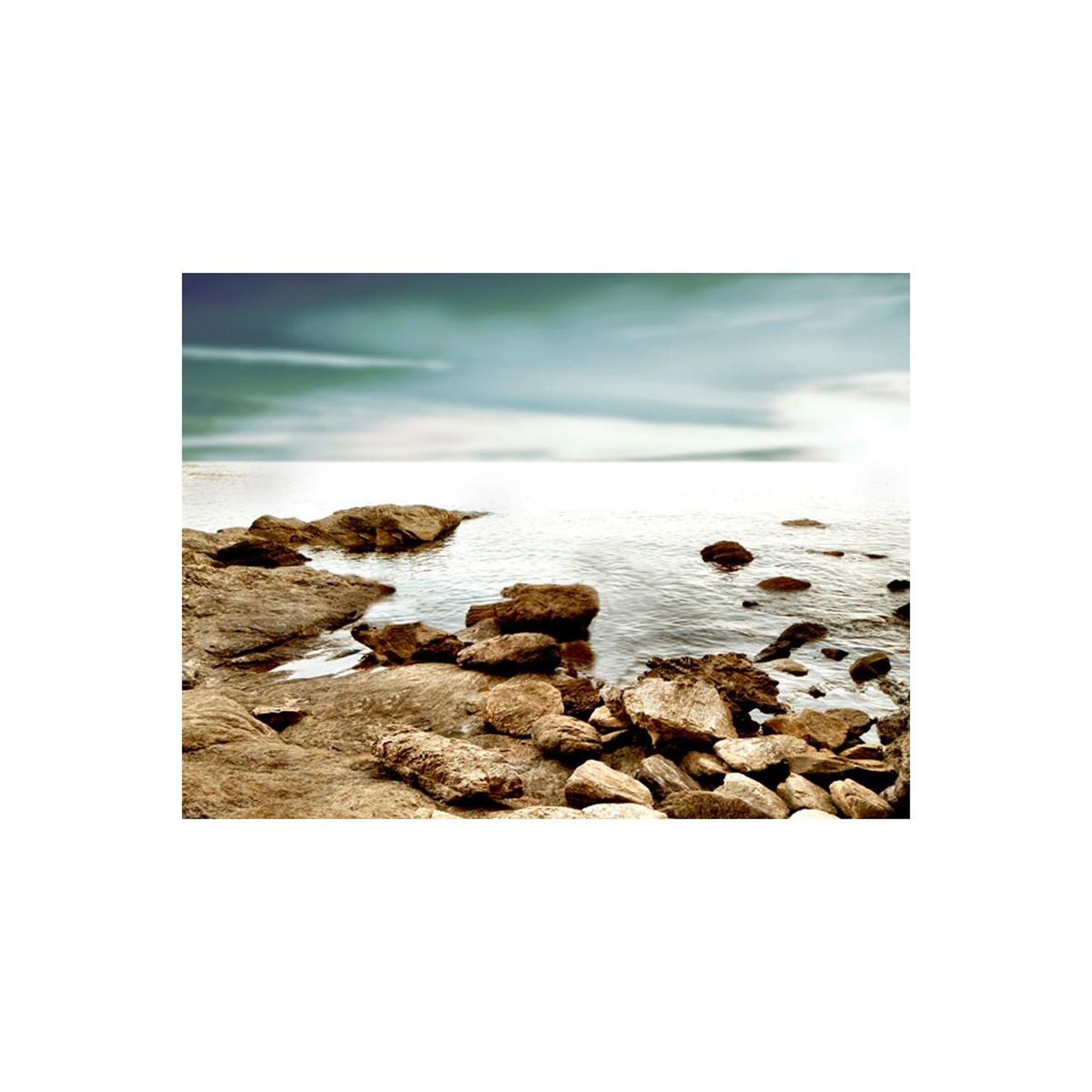 Voir la diapositive 2 : Paris Prix Papier Peint  Plage Rocheuse